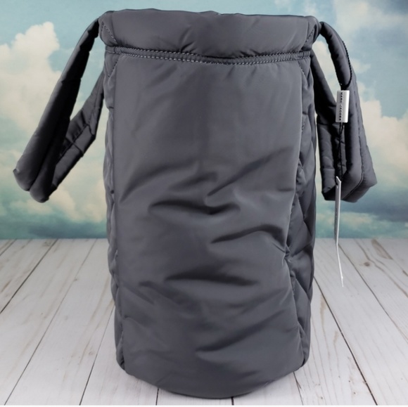 Marc Jacobs Quilted Nylon Tote Dark Grey - Picture 4 of 8